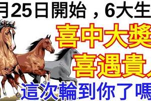 2月25日開始，6大生肖喜中大獎，喜遇貴人。這次輪到你了嗎？