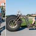 大叔手工打造940公斤「巨無霸腳踏車」，他只要騎得動馬上破金氏世界紀錄，結果...
