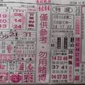 12/15 台北鐵報  六合參考