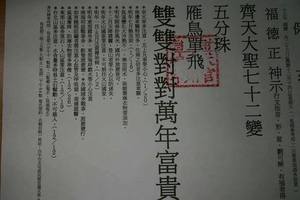 1/26 保玄宮  六合參考