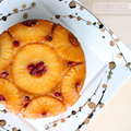 {食譜} 翻轉吧! 萊姆酒焦糖鳳梨蛋糕 Pineapple upside down rum cake