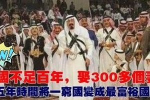 建國不足百年，娶300多個妻，用五年時間將一窮國變成最富裕國家