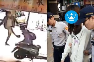 熱褲妹自覺女人味不夠…「暴踹高中生」後抓到了！監視器正面曝光：好兇猛！