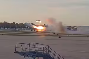 國際嚴重空難!貨機起飛「引擎突噴飛」墜毀 國際嚴重空難!貨機起飛「引擎突噴飛」墜毀