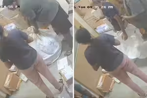 買不起車票用寄的 老翁被家人塞進麻布袋 買不起車票用寄的 老翁被家人塞進麻布袋