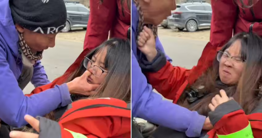 女遊客攀登雪山昏迷！被掐人中急救　她突醒來「揮拳痛毆對方」原因曝光
