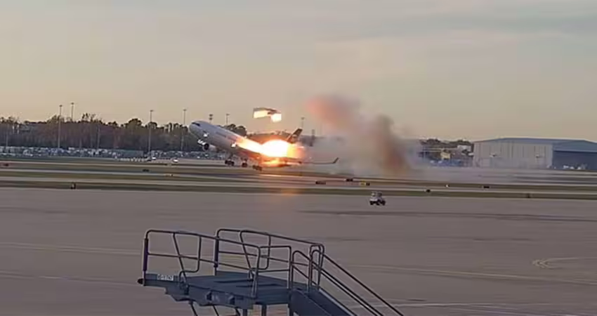 國際嚴重空難！貨機起飛「引擎突噴飛」墜毀　