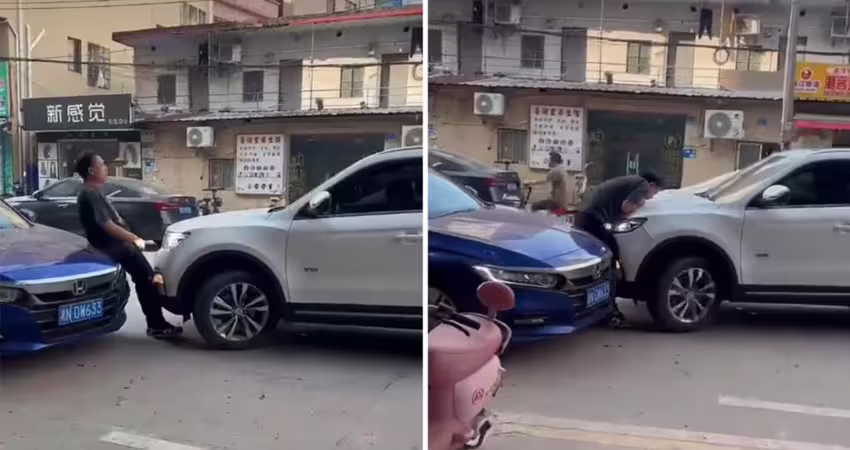 車禍嗆聲「有種你來啊」　對方真撞下去慘了