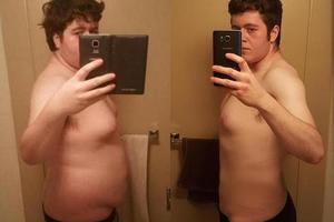 近3百斤男子6个月减掉127斤，仅靠改变饮食和锻炼
