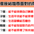 「婚禮是一天的事，婚姻卻是一輩子的事」十二星座結婚要面對的問題！