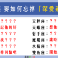 「再痛的愛，終究會遺忘」！12星座 要如何徹底忘掉「深愛過的人」！