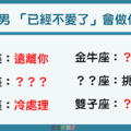 「我不愛妳了，妳知道嗎」！12星座男 「已經不愛了」會怎麼暗示妳！