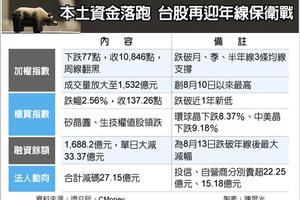 台股內外夾擊 資金大逃殺