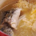 南北杏川貝生魚湯,川貝潤肺止咳，加上營養豐富的生魚同煲，十分健康。