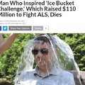 與漸凍人疾病奮戰14 年/「冰桶挑戰」發起人紐約辭世