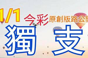 1/1 今彩539 原創版路分享 今年第一支獨支 祈求開出大獎 ! !