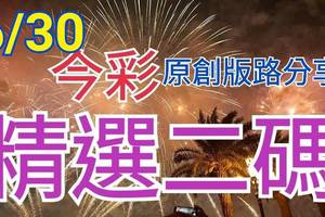 今彩539  6/30 精選二碼 二中一 請點圖看看 !