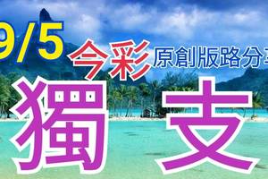 9/5 今彩539  獨支專車  請點圖看看  !