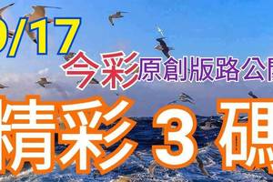 9/17 今彩539 精選三碼 三中一 請點圖看看 !