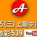 2017/10/25(三)今彩：上期開出15.25，本期多版準4進5孤支版參考。