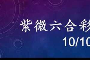 紫微六合彩 10月10日 漸進式階梯 版路