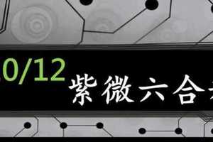 紫微六合彩 10月12日 單號定位 順2+4合55 2中1 準7進8版路