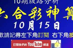 [六合彩神算] 10月15日 獨支 10期版路分析