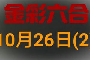 ◆金彩六合◆六合彩 10月26日連開孤支版路 （2）