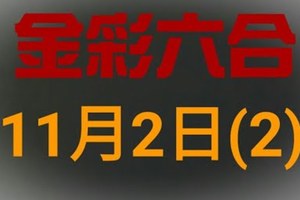 ◆金彩六合◆六合彩 11月2日連開孤支版路 （2）