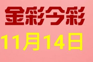 $金彩今彩$ 今彩539--11月14日連續版路號碼揭密