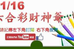 六合彩財神爺 11月16日 2星獨碰碰碰 版路