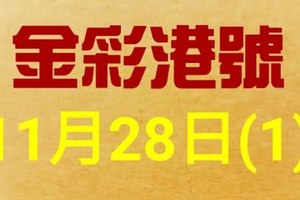 %金彩港號% 六合彩 11月28日多期版路號碼(1)