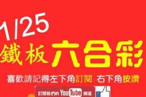 鐵板六合彩 1月25日 精心挑選正規拖牌版路