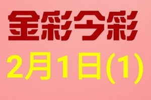 $金彩今彩$ 今彩539--2月1日連續版路號碼揭密(1)