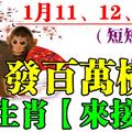 短短三天發百萬橫財的6大生肖，1月11、12、13號別錯過，來接財！