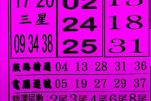 2/24(財神到，)(版路拖牌)~~，(2中1,3中1),539參考。