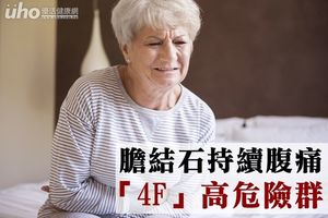 膽結石持續腹痛 「4F」高危險群