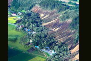 北海道厚真町山坡地崩落 震撼畫面曝