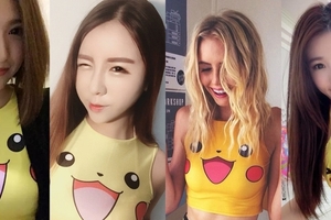 根本欠收服...各地Pikachu女神大比拚!包住歐派的Pikachu嚴重變形：該召喚褲檔的大岩蛇較量了