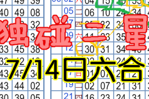 7月17日六合彩搁再來 獨碰二星~ 漂亮