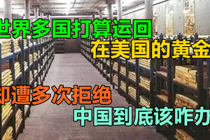 世界多国打算运回在美国的黄金，却遭多次拒绝，中国到底该咋办？