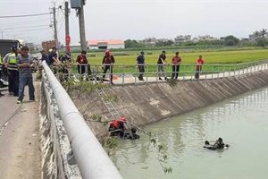 嘉南大圳一天兩人落水 居民傳抓交替