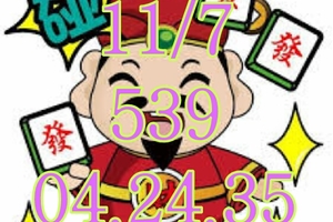 今彩539，強尾，旺尾，吉尾11/7參考