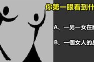 测试：第一眼你看到了什么？测你在人们眼中的样子！