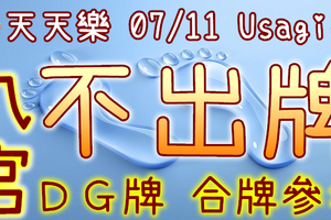 加州天天樂 2020/07/11 Usagi 九宮 精選低機號碼 供您參考