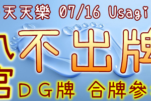 加州天天樂 2020/07/16 Usagi 九宮 精選低機號碼 供您參考