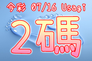 今彩539 2020/07/16 Usagi 精選2碼 全車 供您參考