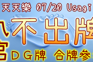 加州天天樂 2020/07/20 Usagi 九宮 精選低機號碼 供您參考