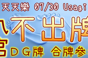 加州天天樂 2020/07/30 Usagi 九宮 精選低機號碼 供您參考