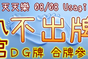 加州天天樂 2020/08/08 Usagi 九宮 精選低機號碼 供您參考